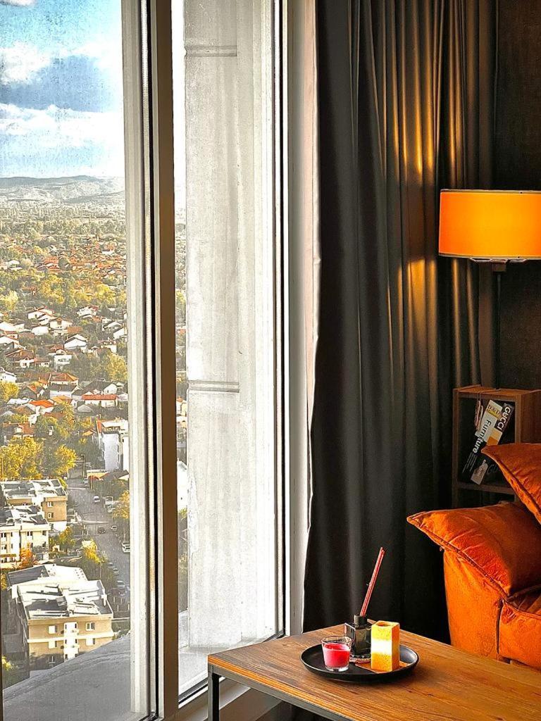 Alfred Sky Smart Apartment 29Th Spa Included スコピエ エクステリア 写真